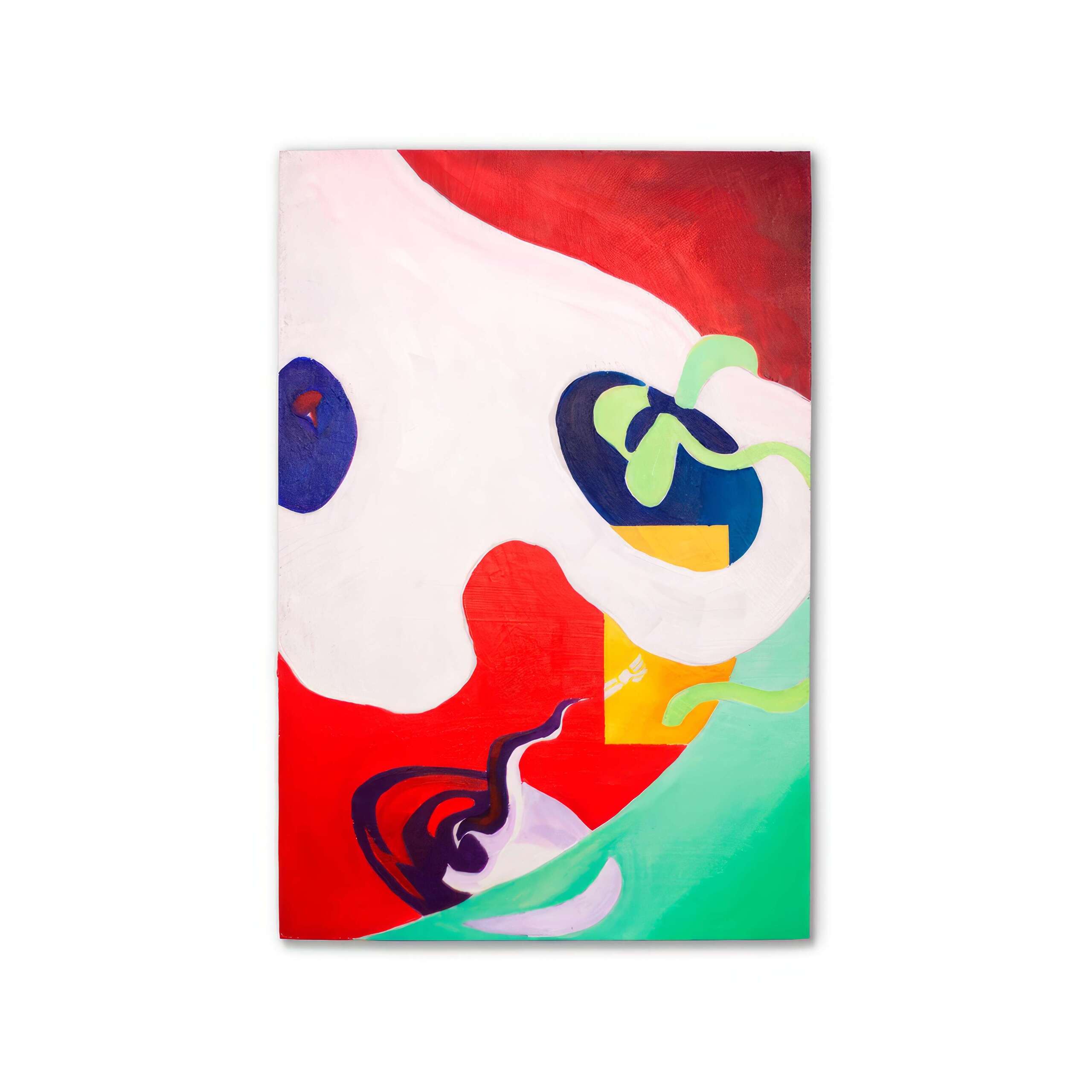 Hors service (04), acrylique sur bois, 45 x 30 cm, 2022