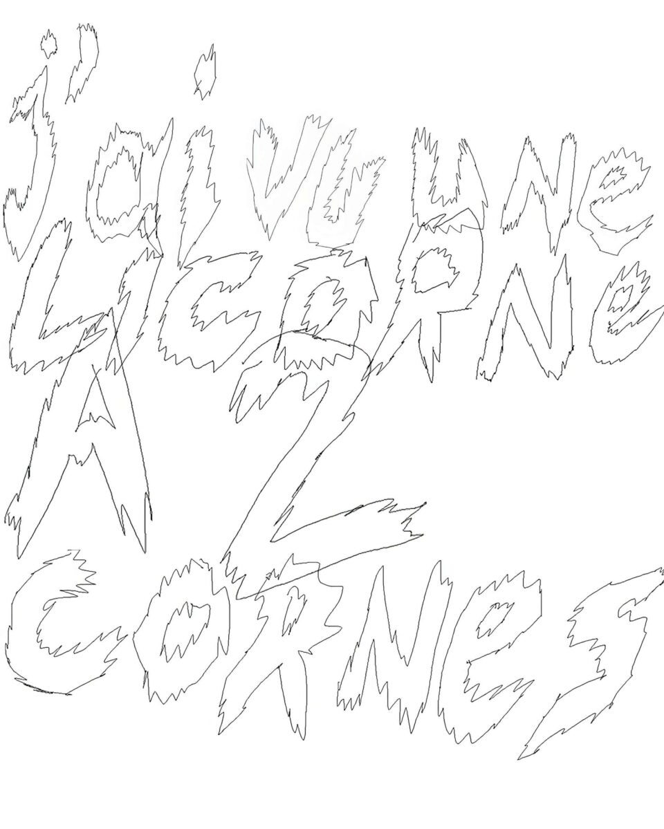 Licorne, texte 1, 2022