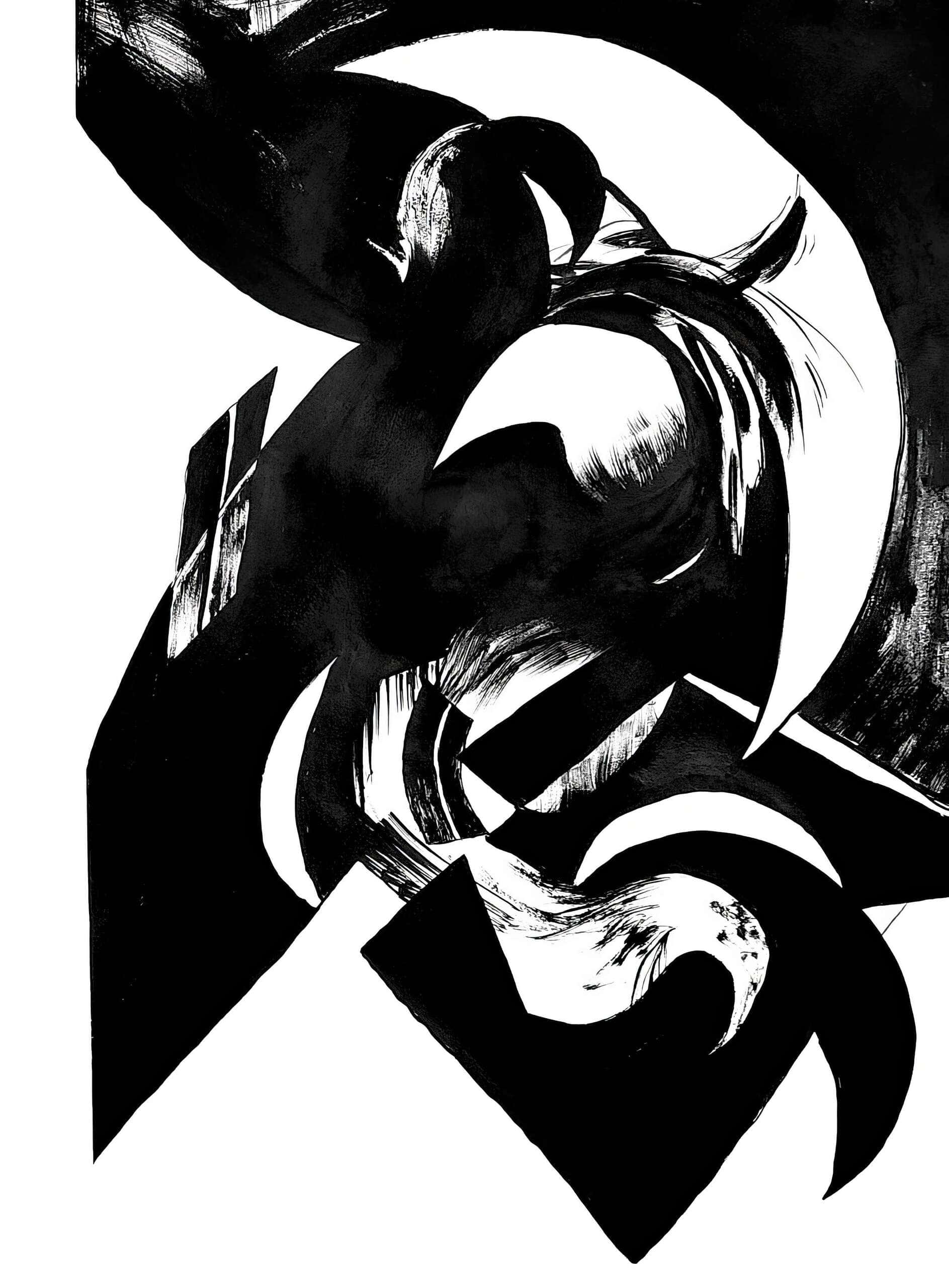 Wazo (09), encre de chine et gouache sur papier, 80 x 60 cm, 2022