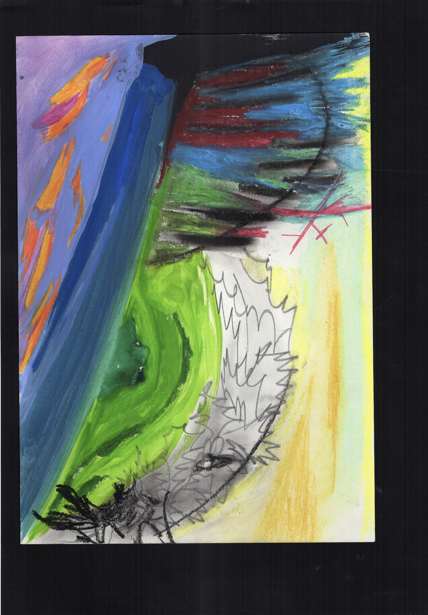 The Falls (07), Korean Pigment, 29,7 x 21cm